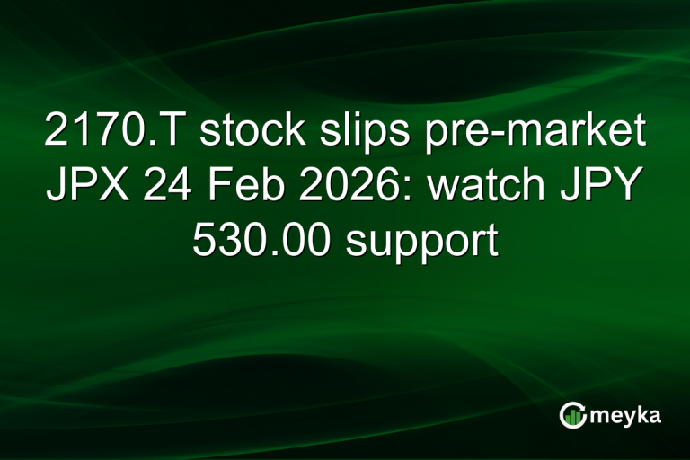 2170.T stock slips pre-market JPX 24 Feb 2026: watch JPY 530.00 support