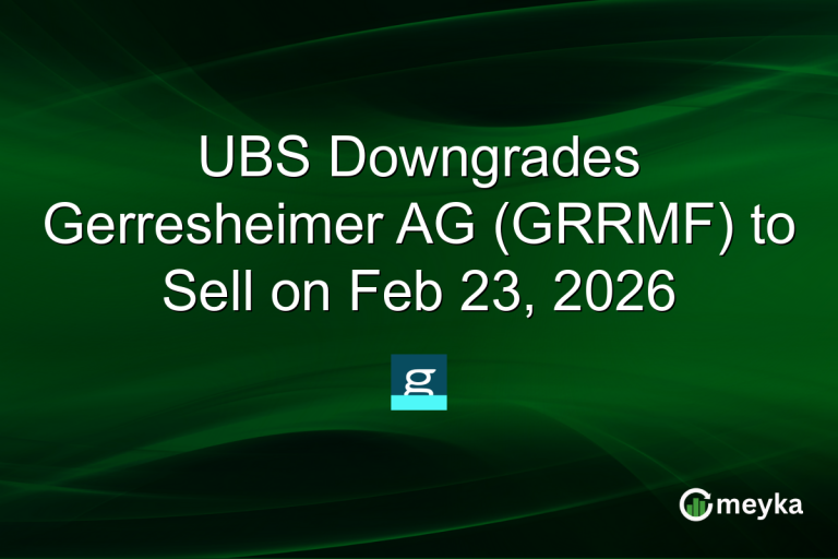 UBS Downgrades Gerresheimer AG (GRRMF) to Sell on Feb 23, 2026