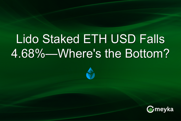 Lido Staked ETH USD Falls 4.68%—Where's the Bottom?