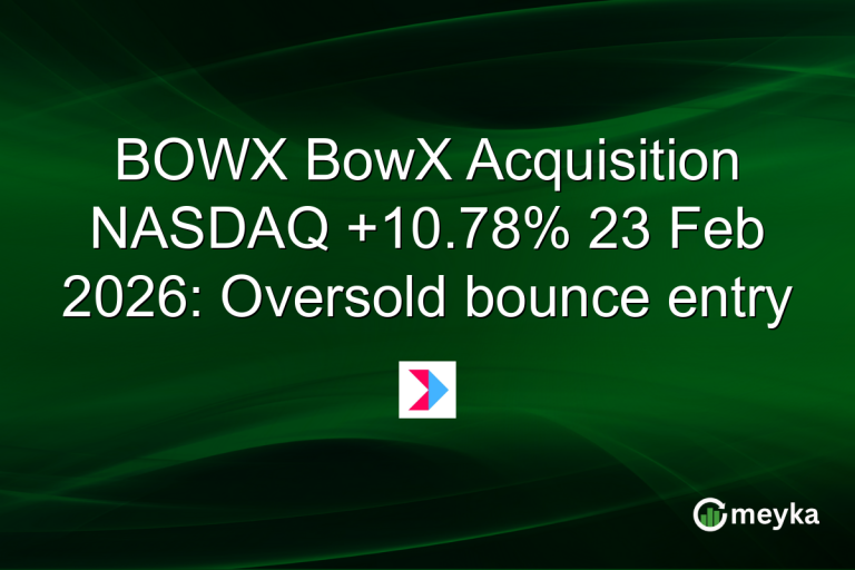 BOWX BowX Acquisition NASDAQ +10.78% 23 Feb 2026: Oversold bounce entry
