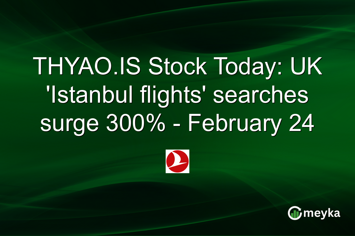 THYAO.IS Stock Today: UK ‘Istanbul flights’ searches surge 300% – February 24