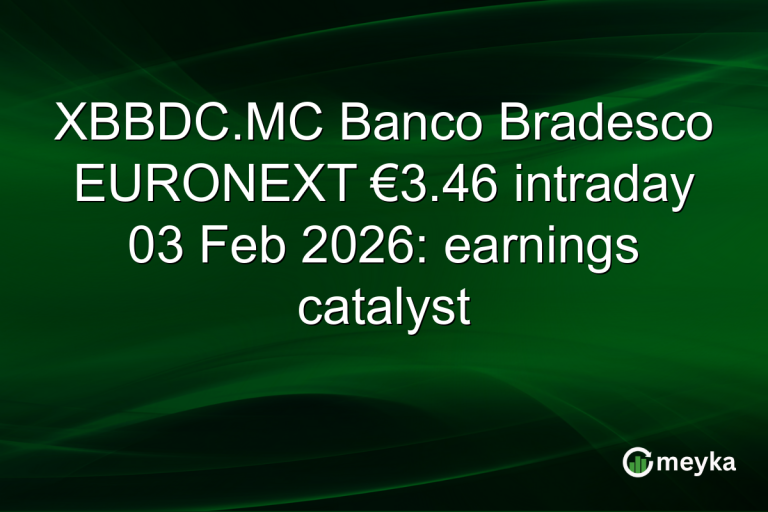 XBBDC.MC Banco Bradesco EURONEXT €3.46 intraday 03 Feb 2026: earnings catalyst