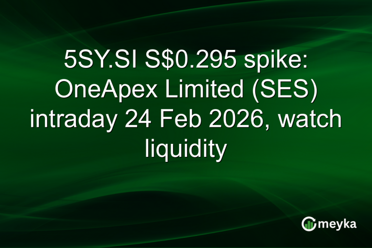 5SY.SI S$0.295 spike: OneApex Limited (SES) intraday 24 Feb 2026, watch liquidity