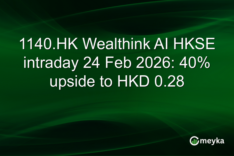 1140.HK Wealthink AI HKSE intraday 24 Feb 2026: 40% upside to HKD 0.28
