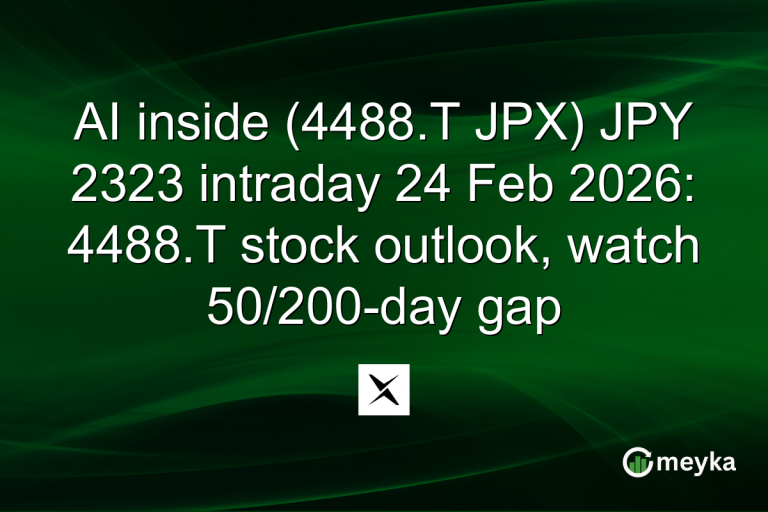 AI inside (4488.T JPX) JPY 2323 intraday 24 Feb 2026: 4488.T stock outlook, watch 50/200-day gap