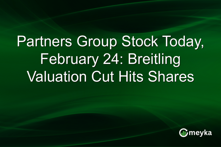 Partners Group Stock Today, February 24: Breitling Valuation Cut Hits Shares