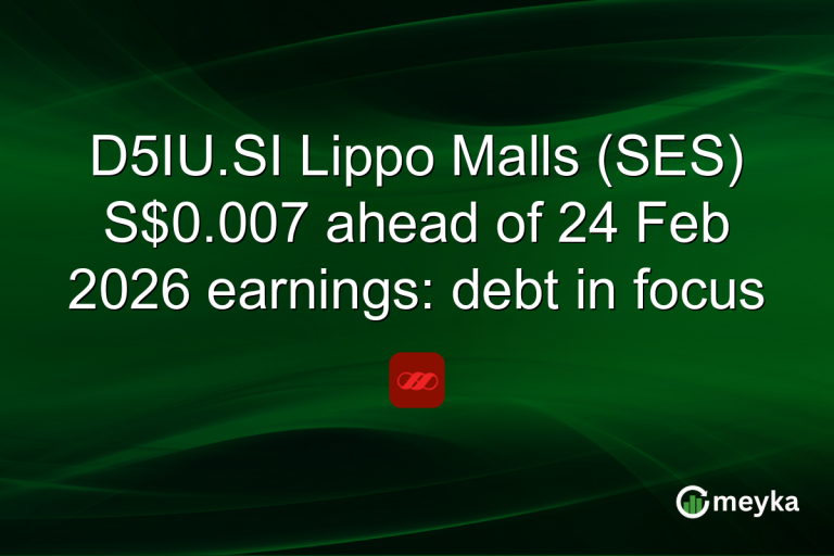 D5IU.SI Lippo Malls (SES) S$0.007 ahead of 24 Feb 2026 earnings: debt in focus