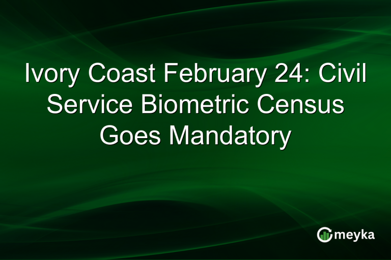 Ivory Coast February 24: Civil Service Biometric Census Goes Mandatory