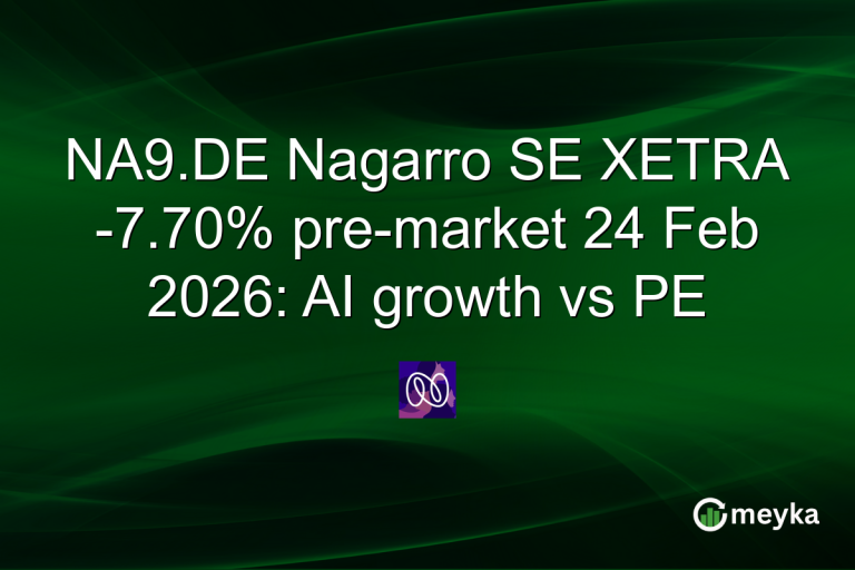 NA9.DE Nagarro SE XETRA -7.70% pre-market 24 Feb 2026: AI growth vs PE
