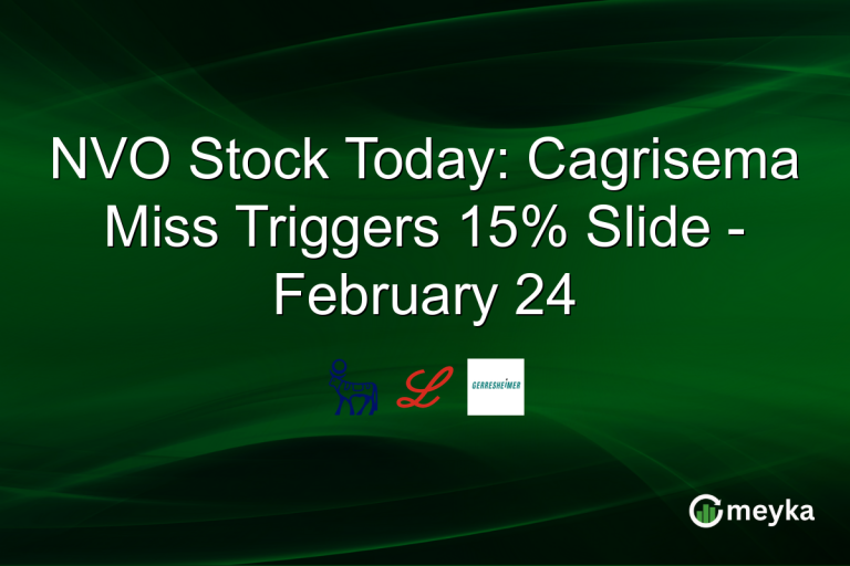 NVO Stock Today: Cagrisema Miss Triggers 15% Slide - February 24