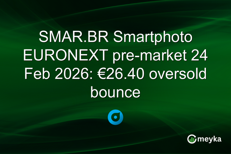 SMAR.BR Smartphoto EURONEXT pre-market 24 Feb 2026: €26.40 oversold bounce