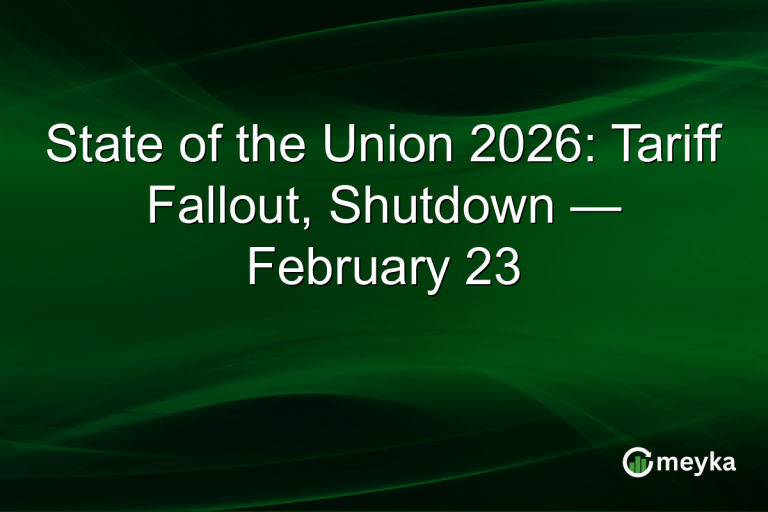 State of the Union 2026: Tariff Fallout, Shutdown — February 23