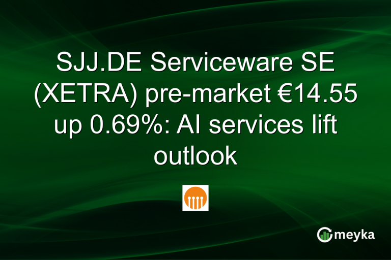 SJJ.DE Serviceware SE (XETRA) pre-market €14.55 up 0.69%: AI services lift outlook