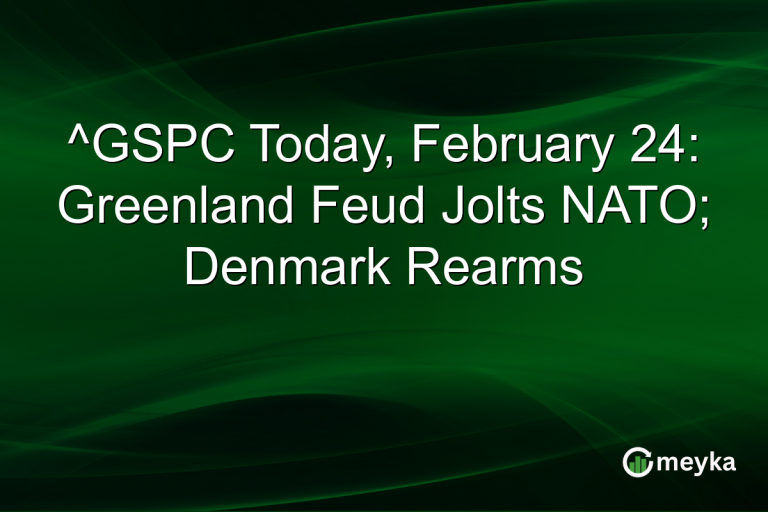 ^GSPC Today, February 24: Greenland Feud Jolts NATO; Denmark Rearms