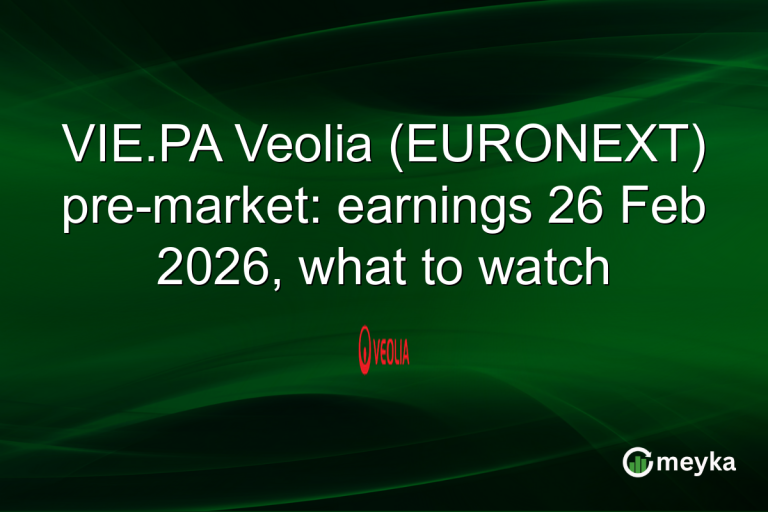 VIE.PA Veolia (EURONEXT) pre-market: earnings 26 Feb 2026, what to watch