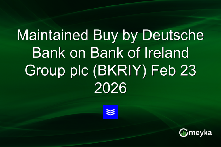 Maintained Buy by Deutsche Bank on Bank of Ireland Group plc (BKRIY) Feb 23 2026