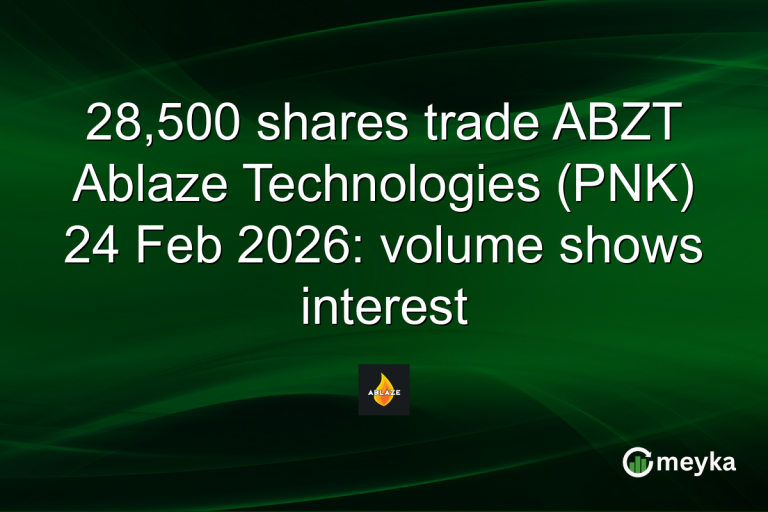 28,500 shares trade ABZT Ablaze Technologies (PNK) 24 Feb 2026: volume shows interest