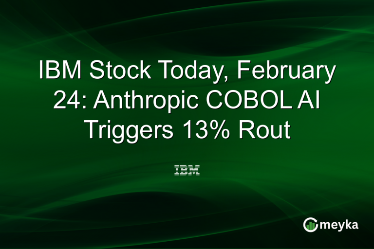 IBM Stock Today, February 24: Anthropic COBOL AI Triggers 13% Rout