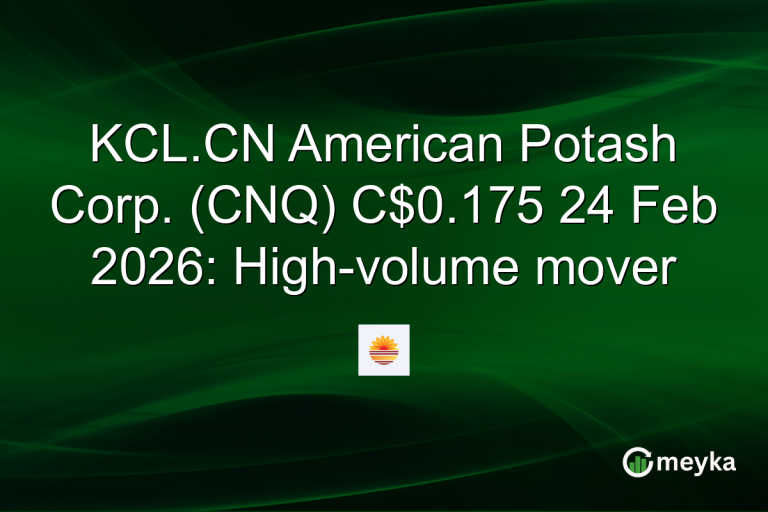 KCL.CN American Potash Corp. (CNQ) C$0.175 24 Feb 2026: High-volume mover