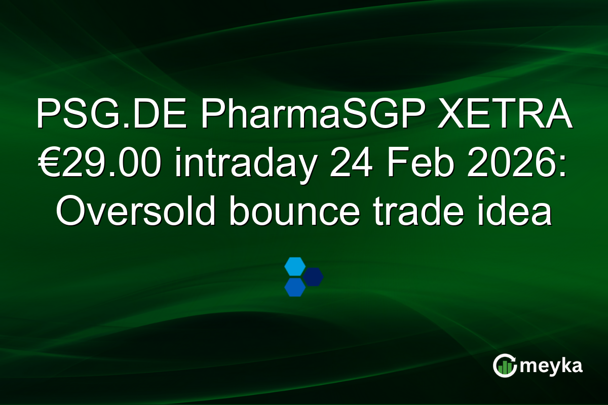 PSG.DE PharmaSGP XETRA €29.00 intraday 24 Feb 2026: Oversold bounce trade idea