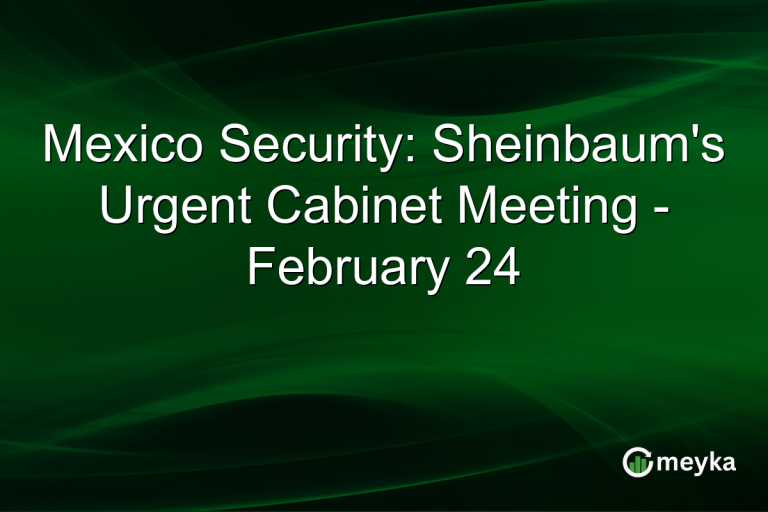 Mexico Security: Sheinbaum's Urgent Cabinet Meeting - February 24