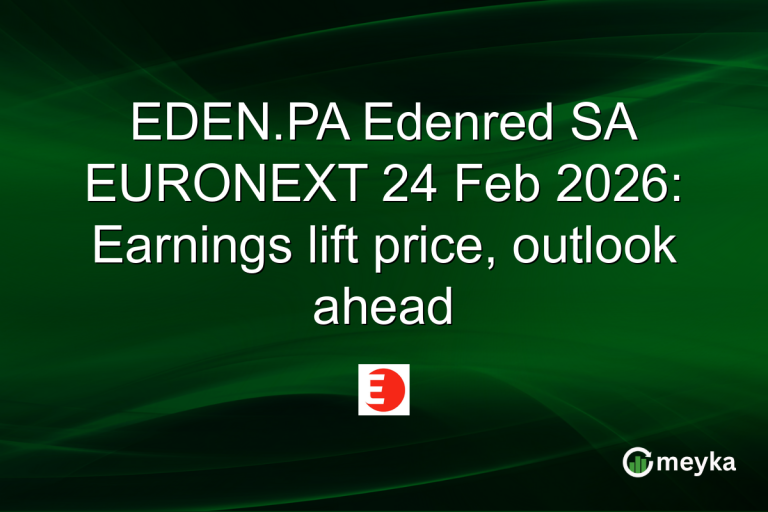 EDEN.PA Edenred SA EURONEXT 24 Feb 2026: Earnings lift price, outlook ahead