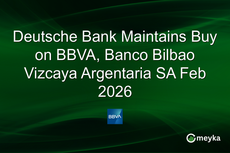 Deutsche Bank Maintains Buy on BBVA, Banco Bilbao Vizcaya Argentaria SA Feb 2026