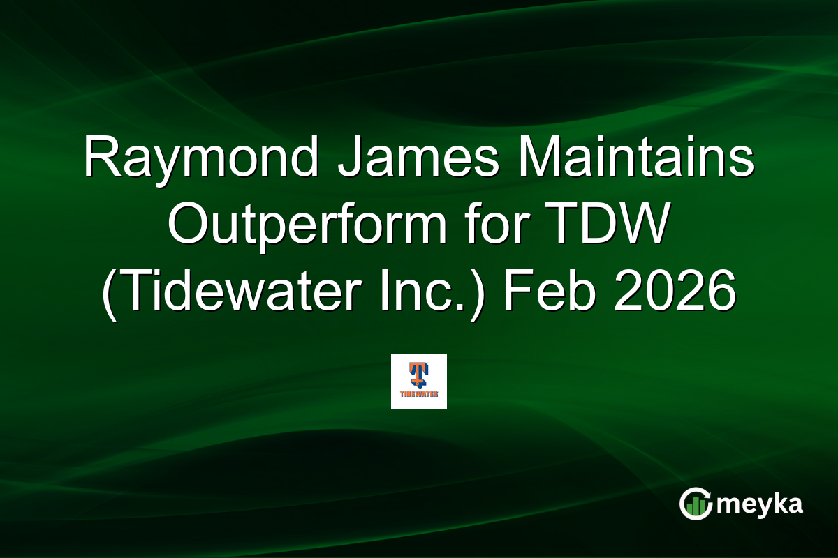 Raymond James Maintains Outperform for TDW (Tidewater Inc.) Feb 2026