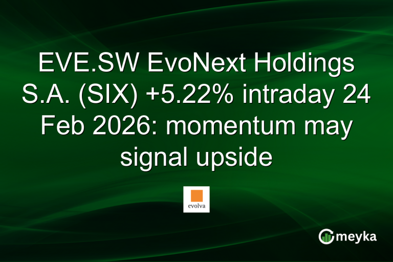 EVE.SW EvoNext Holdings S.A. (SIX) +5.22% intraday 24 Feb 2026: momentum may signal upside
