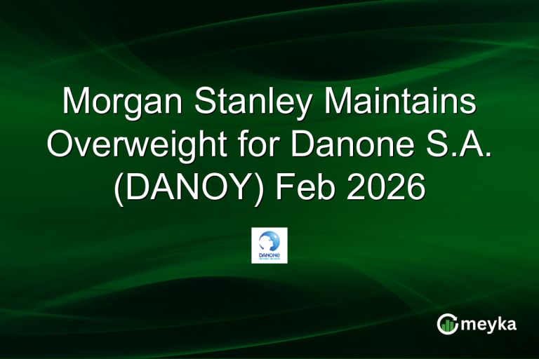 Morgan Stanley Maintains Overweight for Danone S.A. (DANOY) Feb 2026