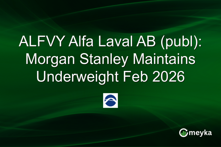 ALFVY Alfa Laval AB (publ): Morgan Stanley Maintains Underweight Feb 2026