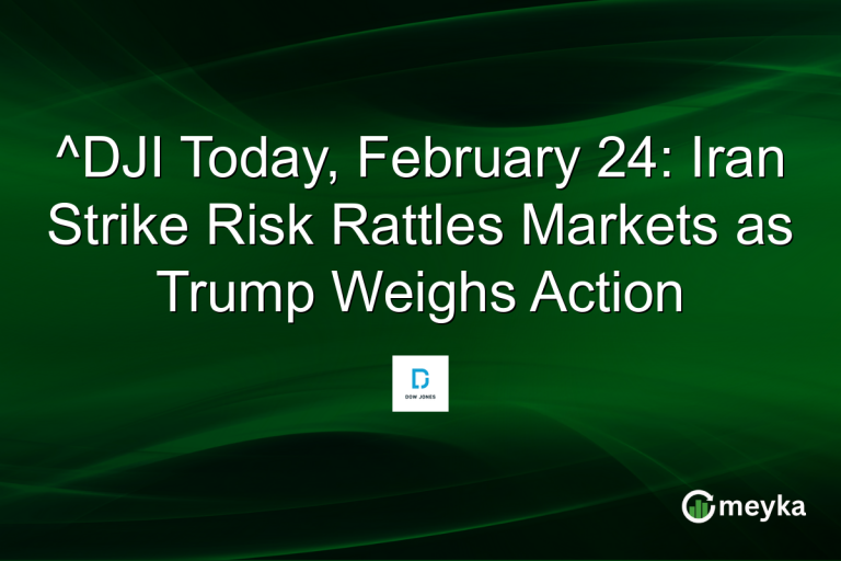 ^DJI Today, February 24: Iran Strike Risk Rattles Markets as Trump Weighs Action