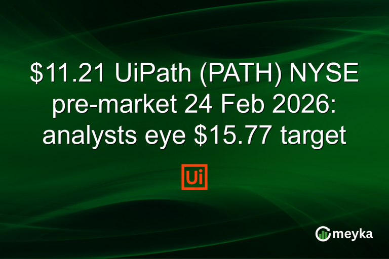 $11.21 UiPath (PATH) NYSE pre-market 24 Feb 2026: analysts eye $15.77 target