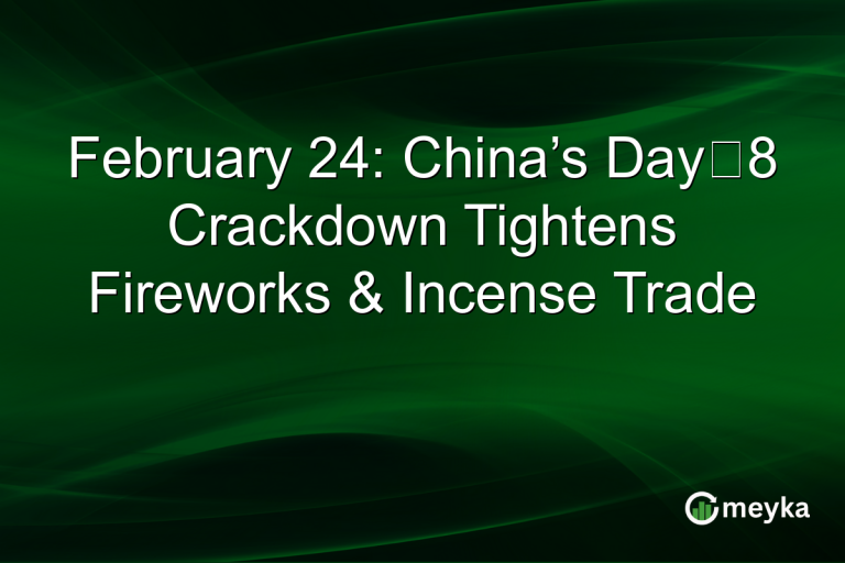 February 24: China’s Day‑8 Crackdown Tightens Fireworks & Incense Trade