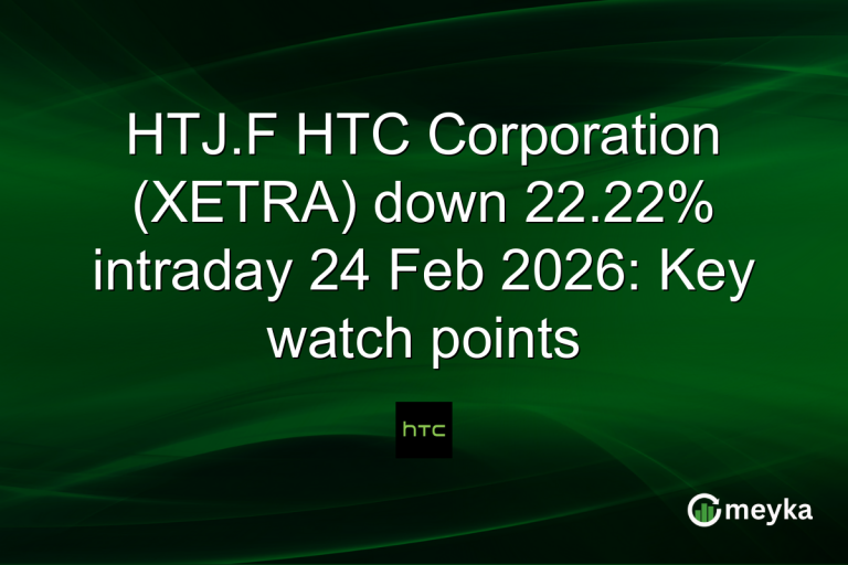 HTJ.F HTC Corporation (XETRA) down 22.22% intraday 24 Feb 2026: Key watch points