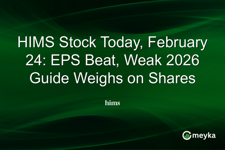 HIMS Stock Today, February 24: EPS Beat, Weak 2026 Guide Weighs on Shares