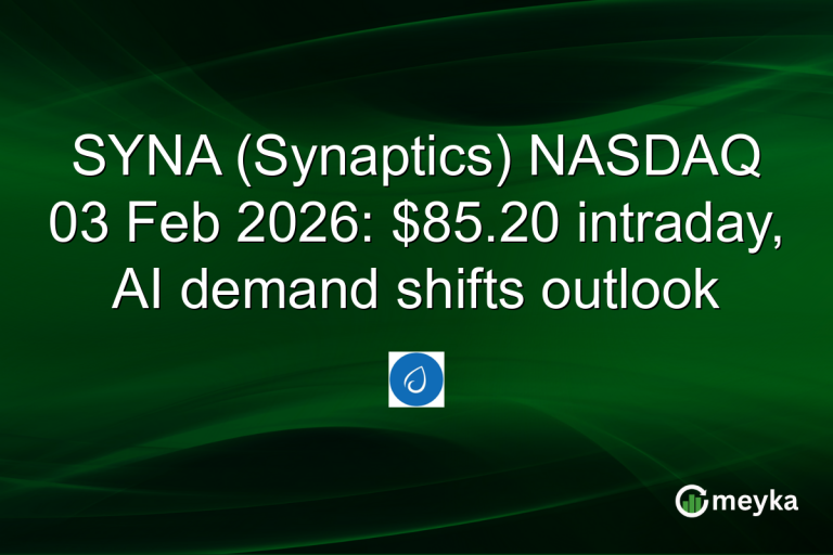 SYNA (Synaptics) NASDAQ 03 Feb 2026: $85.20 intraday, AI demand shifts outlook