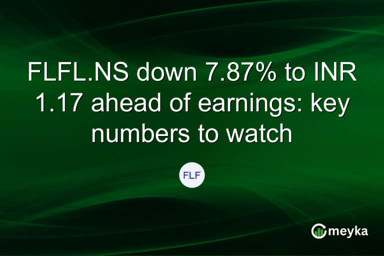 FLFL.NS down 7.87% to INR 1.17 ahead of earnings: key numbers to watch