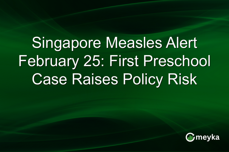 Singapore Measles Alert February 25: First Preschool Case Raises Policy Risk