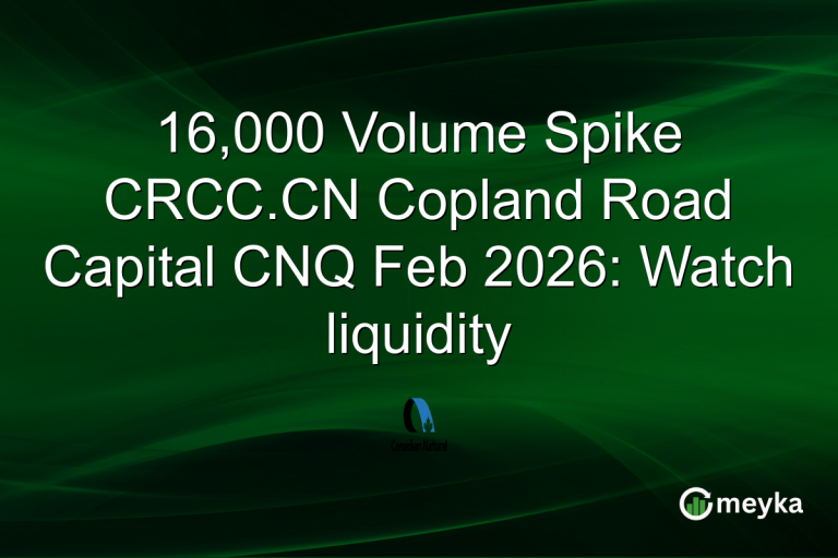 16,000 Volume Spike CRCC.CN Copland Road Capital CNQ Feb 2026: Watch liquidity