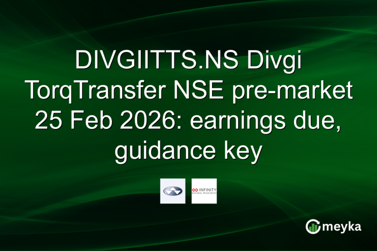 DIVGIITTS.NS Divgi TorqTransfer NSE pre-market 25 Feb 2026: earnings due, guidance key