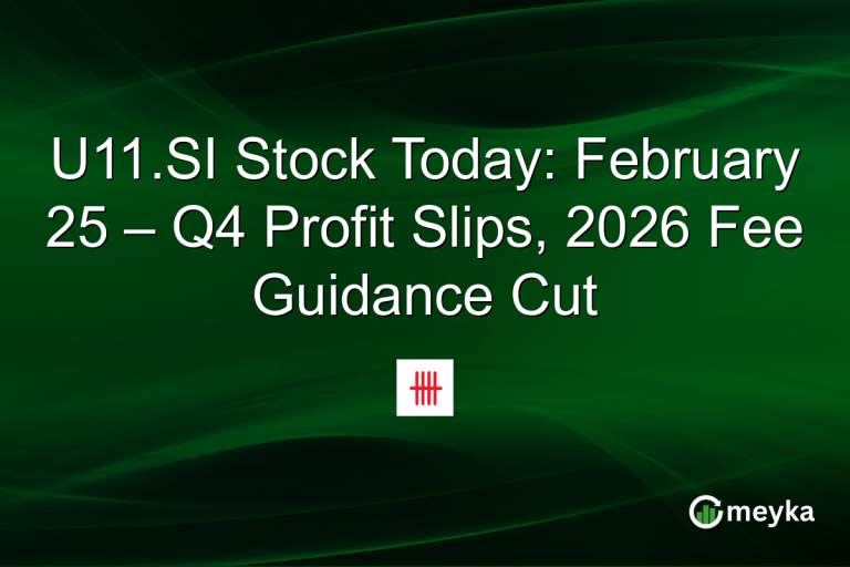 U11.SI Stock Today: February 25 – Q4 Profit Slips, 2026 Fee Guidance Cut