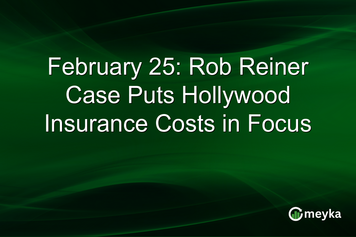 February 25: Rob Reiner Case Puts Hollywood Insurance Costs in Focus
