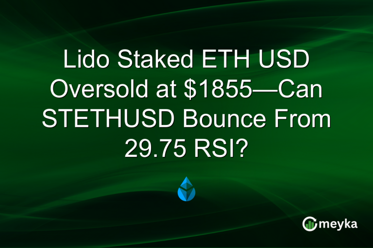 Lido Staked ETH USD Oversold at $1855—Can STETHUSD Bounce From 29.75 RSI?