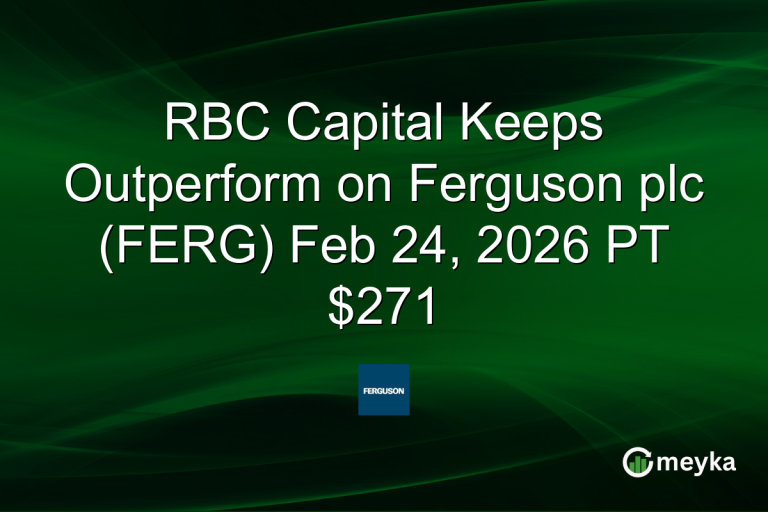 RBC Capital Keeps Outperform on Ferguson plc (FERG) Feb 24, 2026 PT $271