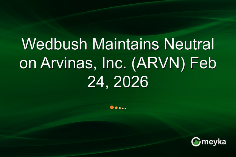 Wedbush Maintains Neutral on Arvinas, Inc. (ARVN) Feb 24, 2026