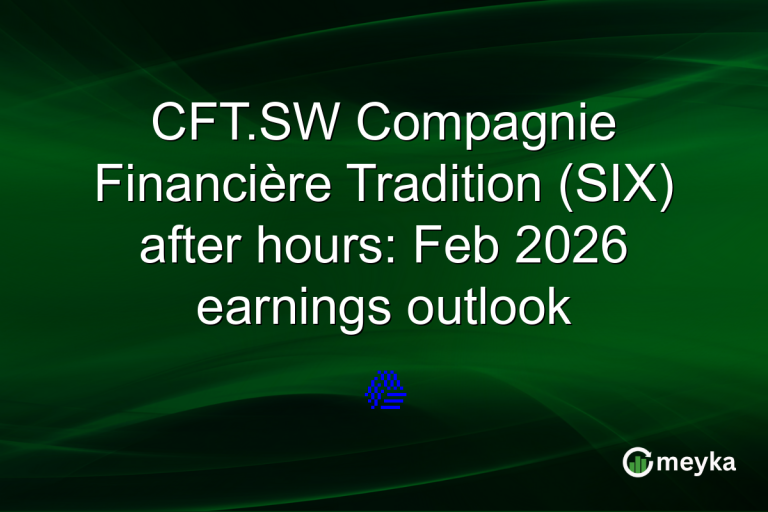 CFT.SW Compagnie Financière Tradition (SIX) after hours: Feb 2026 earnings outlook