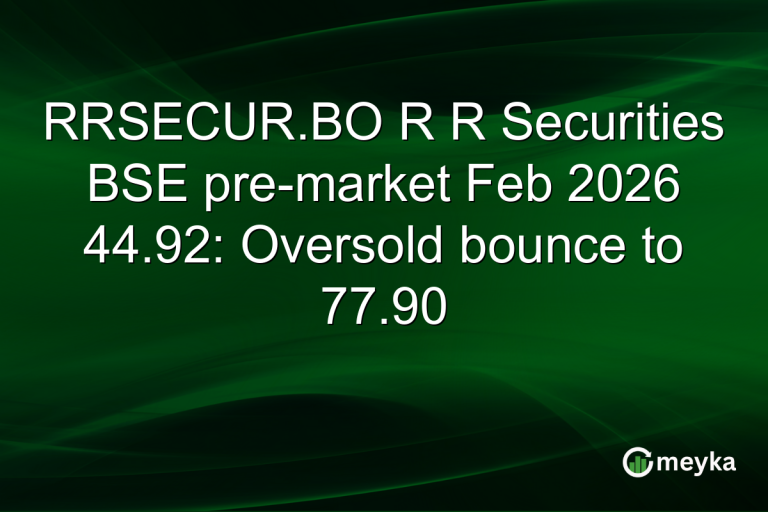 RRSECUR.BO R R Securities BSE pre-market Feb 2026 44.92: Oversold bounce to 77.90