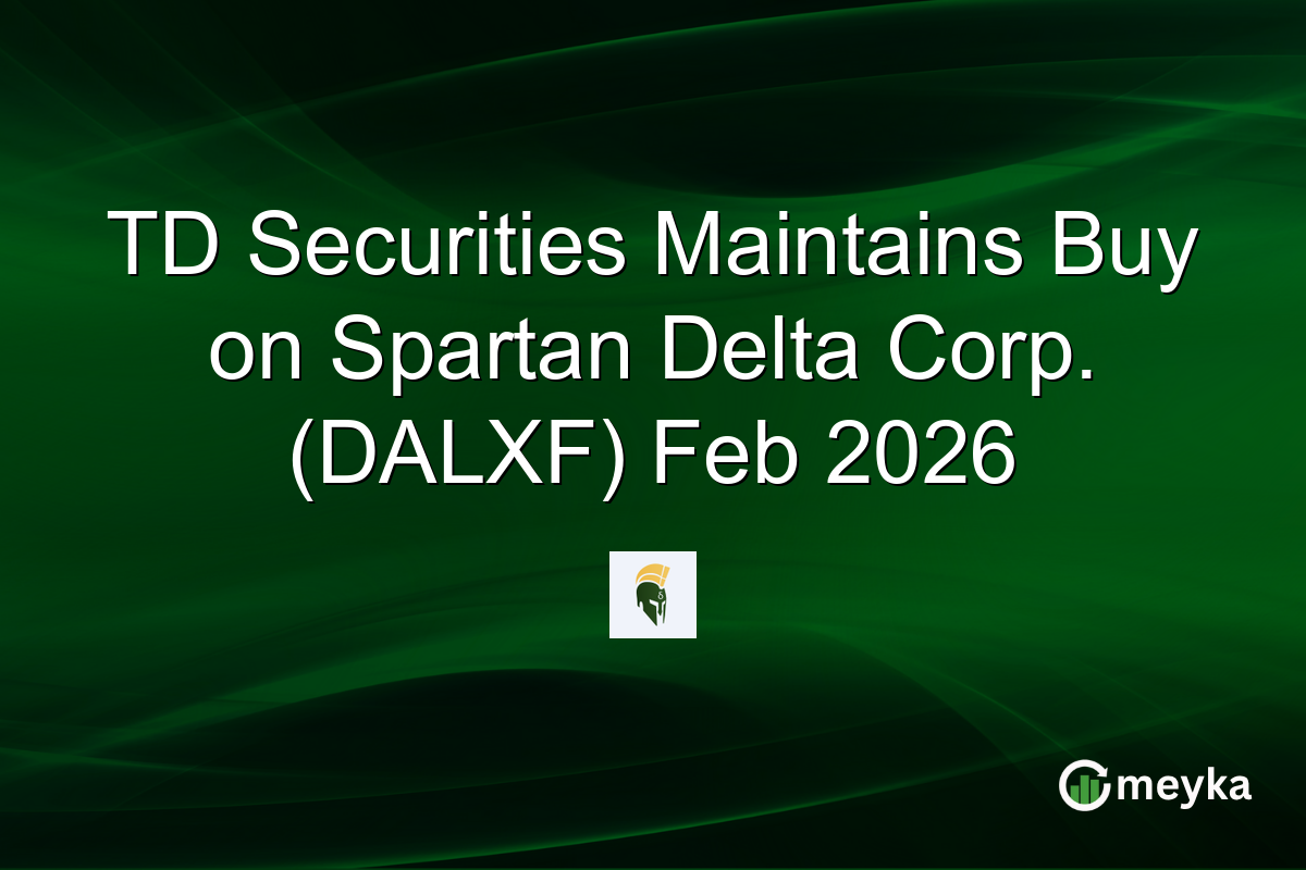 TD Securities Maintains Buy on Spartan Delta Corp. (DALXF) Feb 2026