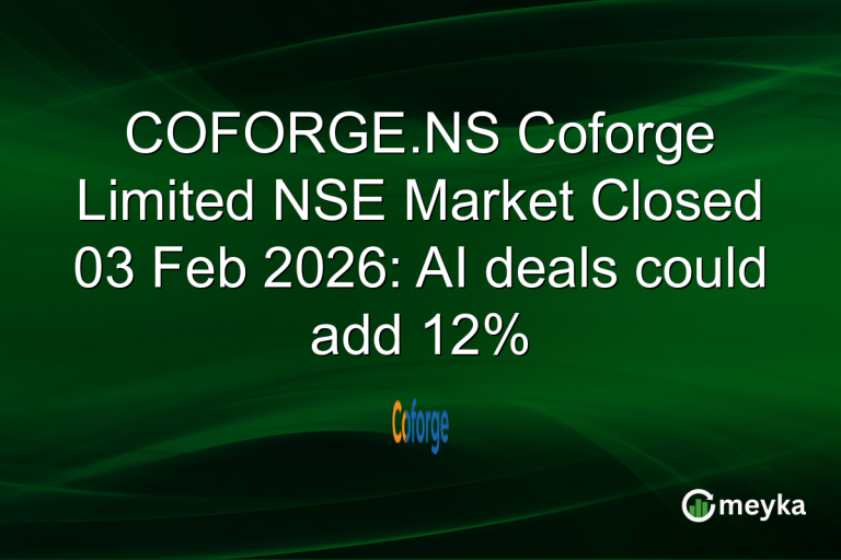 COFORGE.NS Coforge Limited NSE Market Closed 03 Feb 2026: AI deals could add 12%
